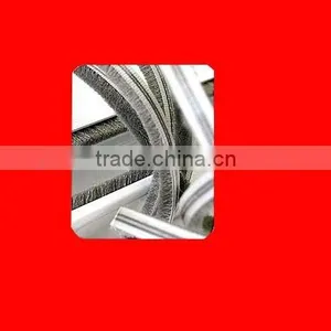 Wool Pile Weather Strips Silicone Flexible PVC Weather Strips Felpa thumbnail-1
