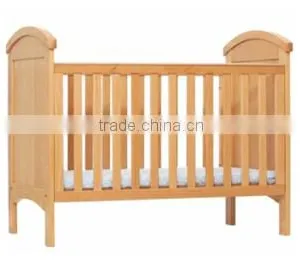 Healthy Pine Wood Baby Crib thumbnail-2