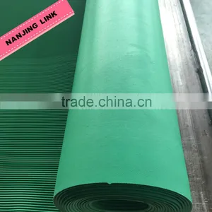 Green Color Non Slip Rubber Matting Rolls for Workshop and Wet Areas thumbnail-3