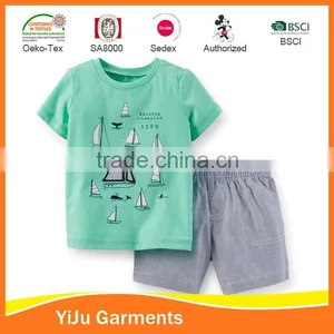 Young Boy Short Printed Set thumbnail-1
