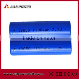 18650 3.2V 1100mAh Lifepo4 Battery Cell for Electric Drill thumbnail-1
