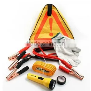 Safety Warning Triangle And Reflective Vest thumbnail-1