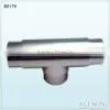 Stainless Steel 3 Way Tee Round Tube Connector thumbnail-1