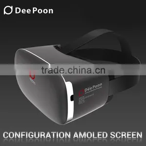 Oculus Rift DK2 VR Glasses Configuration AMOLED Screen Deepoon E2 Virtual Reality Helmet for Fully Compatible PC 3D Games Movies thumbnail-1