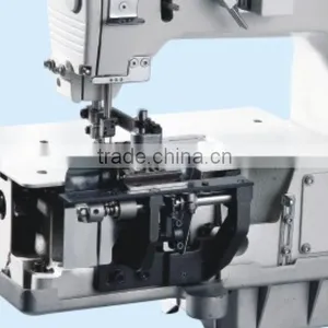 High Speed Double Neddle Flat-bed Trouser Loop Sewing Machine thumbnail-2