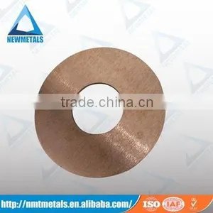 Tungsten Copper Alloy Disc Ring Wheels Copper Tungsten Electrode thumbnail-2