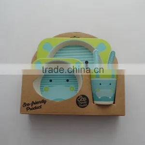 Eco Bamboo Fiber Kids Dinnerware Sets thumbnail-2