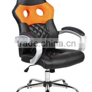 High Back Gaming Racing Leather Mesh Chair thumbnail-4