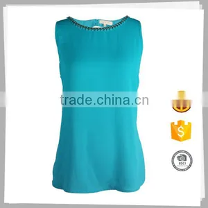 Apparel Supplier New Style Fashion Casual Ladies Blouse Image thumbnail-1