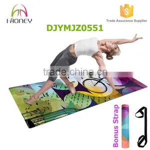 Full Color Printed Microfiber Yoga Mat thumbnail-1