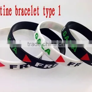 Wholesale and Retail Customized Palestine Silicon Wrist Band ----- DH 17038 thumbnail-1