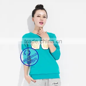 Cheap Wholesale Custom Printing Womens Crewneck Sweatshirt thumbnail-2