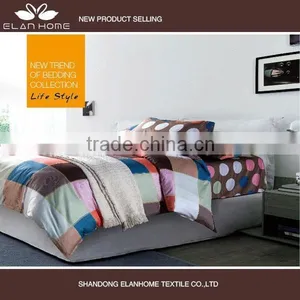 100% Cotton 133*72 Luxury Reactive Printing Quilted Duvet Cover thumbnail-2