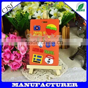 Factory Wholesale Soft Pvc Travel Name Tags/luggage Tag/baggage Tag thumbnail-1