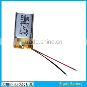 Newest Cheapest 55mAh 3.7V Li-polmer Battery Small 401119 thumbnail-1