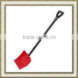 Short Style Plastic Snow Shovel With Aluminum Tube, Snow Spade thumbnail-1