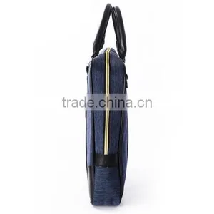 Oxford Cross Body Laptop Messenger Shoulder Bag Washed Canvas Men Handbag thumbnail-4