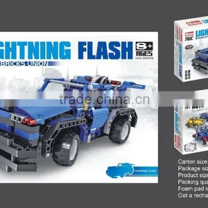 BNR900245 Lightning Flash Rc Car Plastic Building Blocks thumbnail-1