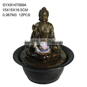 Polyresin Handmade Buddha Fountain Indoor Decoration thumbnail-1