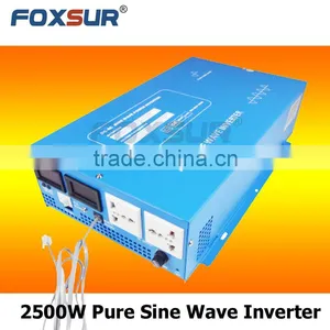 Excellent Quality Low Price 2500W Best Quality Big Power Pure Sine Wave Inverter 12V DC to 110V AC, DC to AC Solar Power Invert thumbnail-1