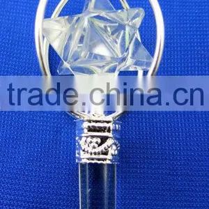 Crystal Quartz 3 Piece Merkaba/Star Pendant thumbnail-1