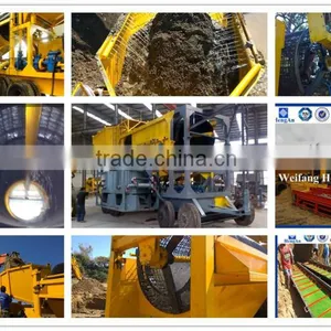 100 Ton per Hour Clay Alluvial Gold Trommel thumbnail-1