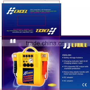 Jump Start With Air Compressor;2 in 1 Mini Jump Start thumbnail-1