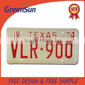 Super Quality Promotion Personalized Car Registration Plates thumbnail-1