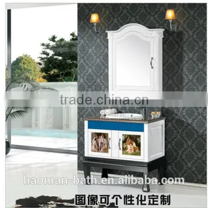 HM-005(ABS) New Modern Wholesale Bathroom Vanity Cabinet thumbnail-1