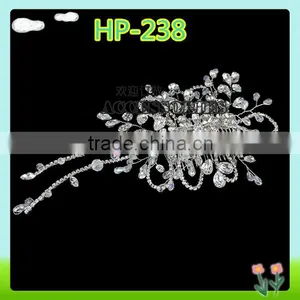 2016 Wholesale Bling Bling Crystal Haircomb for Bridal,decorative Haircomb thumbnail-1