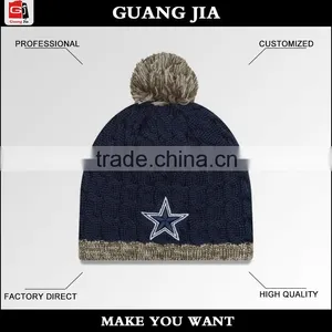 High Quality Factory Wholesale Promotional Custom Winter Knitted Hat thumbnail-1