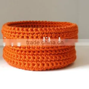 Handicraft Crochet Basket , Storage Baseket Best Selling thumbnail-2