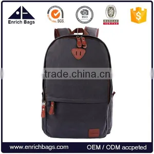 Khaki Canvas Rucksack Backpack New Models Quality Choice thumbnail-2