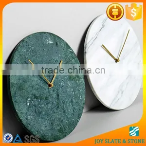Green Marble Wall Clock/stone Watch Craft thumbnail-2