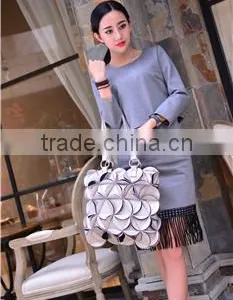 PU Leather Large Capacity Elegant Female Hand Bag thumbnail-2