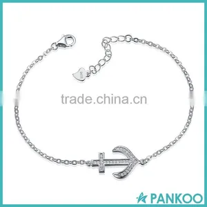 Fashion And Personality Anchor Bracelet, Popular Bracelet Anchor, 925 Silver Anchor Bracelet Meaning thumbnail-1