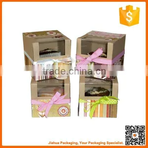 Cheap Custom Made Paper Cup Cake Box Design thumbnail-1