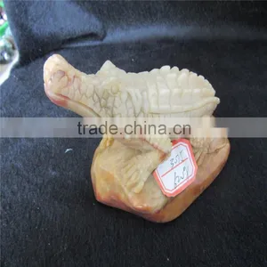 Lucky Quartz Crystal Lizard Animals for Healing Energy Decor thumbnail-2