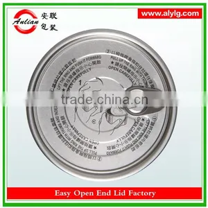 Newest Design Full Aperture Style Aluminum Milk Powder Easy Open Peel Off End thumbnail-6