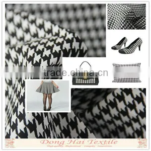 Houndstooth Pattern Fabric for Garment thumbnail-1