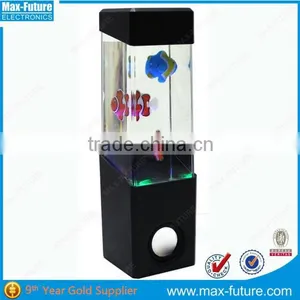 Water Bubble Lamp With Speaker,Water Lamp With Fish Dancing Water Speaker thumbnail-3