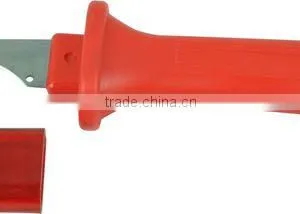 LSDbrand LS-56 Electrician Knife With Fixed Hook Blade and Protective Cap Cable Tool Knives for Stripping Cables thumbnail-2