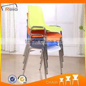 Stackable Plastic Dining Chair With Steel Frame in Dining Chair thumbnail-1