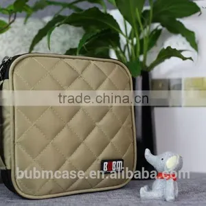 Khaki 32 Capacity 230D Space Twill PVC Fabric DVD Case CD Holder Personalized cd Case Multi Disc Dvd Cases thumbnail-4