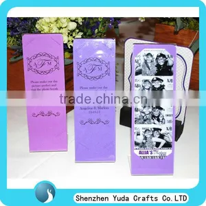 Table Printed Acrylic Picture Photo Frame Plexiglass Custom Photo Booth Frame Picture Frame for Wedding Decoration thumbnail-1