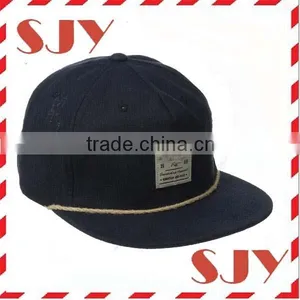 Fashion Baseball Cap Wholesale 6 Panel Custom Cap With Woven Patch thumbnail-4