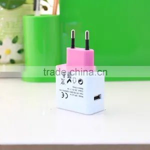 White Black 5v 2.1a 2 Pin Euro Usb Charger Charging for Laptop Moblie Phones thumbnail-1