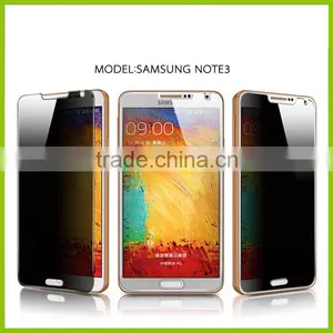 Privacy Glass Screen Protect Film,0.33mm 9H Privacy Tempered Glass Screen Protector For Galaxy Note 3 thumbnail-1