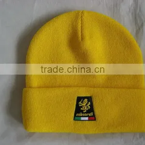 Custom Thick Knit Beanie Hat thumbnail-2
