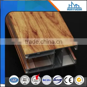 Wooden Coated Decoration Aluminium Profiles With High Quality thumbnail-3